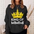 King Of Mimimi Statement Ironie Slogan Sweatshirt Geschenke für Sie