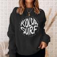 Koloa Surf Brush White Logo Sweatshirt Gifts for Her