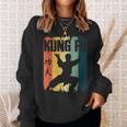 Kung Fu Retro Vintage Sunset Chinese Martial Arts Sweatshirt Geschenke für Sie