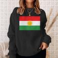 Kurdish Flag Kurdin Motif Rojava Pumpdistan Colours Sweatshirt Geschenke für Sie