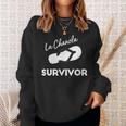 La Chancla SurvivorLatino Hispanic Sayings Sweatshirt Gifts for Her