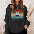 Lacrosse Sports Retro Style Distressed Vintage Lacrosse Sweatshirt Gifts for Her