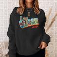 Las Vegas Nevada Nv Vintage Retro Souvenir Sweatshirt Gifts for Her