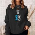 Lax Dad Lacrosse Blue Sweatshirt Gifts for Her