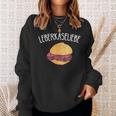 Leberkäse Liebe I Leberkas Fleischkäse Motiv Für Metzger Sweatshirt Geschenke für Sie