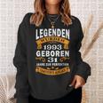 Legenden 1993 Geboren Geschenk Jahrgang 31 Geburtstag Sweatshirt Geschenke für Sie