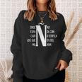 Letra Eñe Letter Ñ Positive Message For Spanish Teachers Sweatshirt Gifts for Her