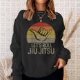 Let's Roll Jiu Jitsu Hand Brazilian Bjj Martial Arts Sweatshirt Gifts for Her