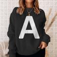 Letter A Sweatshirt Geschenke für Sie