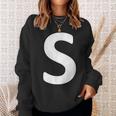 Letter S Sweatshirt Geschenke für Sie