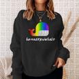 Lgbt Pride Homosexuwhale Lgbtq Gay Lesbian Queer Sweatshirt Gifts for Her