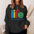 Life On Life's Terms Sobriety Recovery Aa Na Sweatshirt Gifts for Her