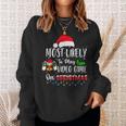 Most Likely To Play Video Game On Christmas Santa Gaming Sweatshirt Gifts for Her