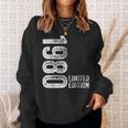 Limited Edition 1980 Boy 44 Years Vintage 44Th Birthday Sweatshirt Gifts for Her