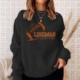 Lineman All Cuts No Glory Football Sweatshirt Gifts for Her