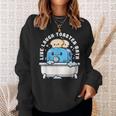 Live Laugh Toaster Bath Saying Life Sweatshirt Gifts for Her