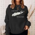 Long Island Strong Island Sweatshirt Gifts for Her