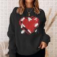 I Love Bugs Insects Creatures Flies Beetles Heart Sweatshirt Gifts for Her