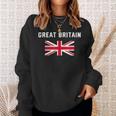 I Love Great Britain Minimalist Uk Flag Sweatshirt Gifts for Her