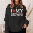I Love My Hot Colombian Girlfriend Graphic Sweatshirt Gifts for Her