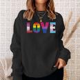 Love Lgbt Pride Ally Lesbian Gay Bisexual Transgender Ally Sweatshirt Gifts for Her