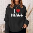 I Love Niall I Heart Niall Valentine's Day Sweatshirt Gifts for Her