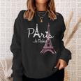 I Love Paris Eiffel Tower France French Souvenir Sweatshirt Gifts for Her