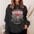 I Love The Smell Of Nitro In The Morning Drag Racing Sweatshirt Gifts for Her