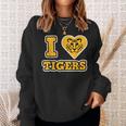 I Love Tigers Tigercat Tiger Sweatshirt Gifts for Her