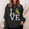 I Loves Senegal Parrot Senegal Parrot Sweatshirt Gifts for Her