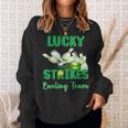 Lucky Strikes Matching Bowling Team St Patrick's Day Sweatshirt Gifts for Her