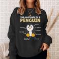 Lustige Erklärung Eines Pinguins Anatomie Eines Pinguins Sweatshirt Geschenke für Sie