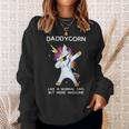 Lustiges Dabbing Einhorn Daddycorn Dab Unicorns Daddy Papa Geschenk Sweatshirt Geschenke für Sie