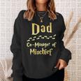 Magical Dad Manager Of Mischief Birthday Family Matching Sweatshirt Gifts for Her