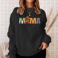 Mama Birthday Boy Western Rodeo Family Party Decorations Sweatshirt Gifts for Her