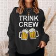 Männertag Outfit Saufen Trink Crew Bier Sauf Gruppen Sweatshirt Geschenke für Sie