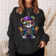 Mardi Gras For Boys Hip Hop Teddy Bear New Orleans Sweatshirt Gifts for Her