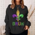Mardi Gras Bruh Carnival Sweatshirt Gifts for Her