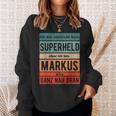 Markus First Name Lettering Boys Sweatshirt Geschenke für Sie