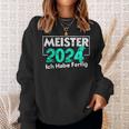 Master 2024 Masterletter Master Exam Sweatshirt Geschenke für Sie