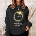 Mazatlan Mexico Total Solar Eclipse 2024 Totality 4824 Sweatshirt Gifts for Her