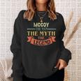 Mccoy The Man The Myth The Legend Custom Name Sweatshirt Gifts for Her
