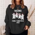 Medina Family Name Medina Family Christmas Sweatshirt Gifts for Her