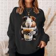 Meerschweinchen Boba Bubble Milk Tea Kawaii Cute Animal Lover Sweatshirt Geschenke für Sie