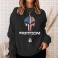 Memorial Day Freedom 4Th Of July Independence Veteran Day Sweatshirt Gifts for Her