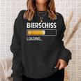 Men's Bierschiss Saufen Bier Malle Witz Saying Black Sweatshirt Geschenke für Sie