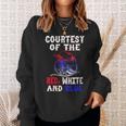 Men's Courtesy Red White And Blue Sweatshirt Gifts for Her