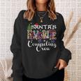 Merry Christmas Santa's Favorite Counseling Crew Sweatshirt Gifts for Her