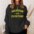 Michigan Vs Everyone Battle Sweatshirt Gifts for Her