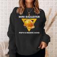 Mini Bauleiter Papa's Rechte Hand Kinder Bauleiter Outfit Sweatshirt Geschenke für Sie